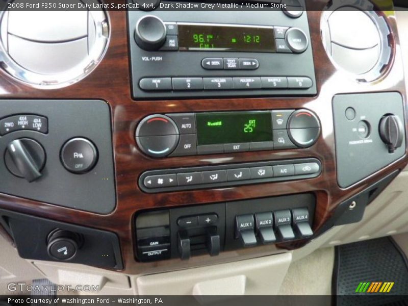 Controls of 2008 F350 Super Duty Lariat SuperCab 4x4