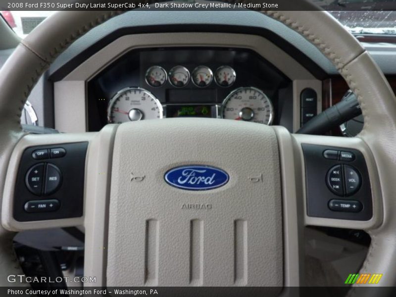 Controls of 2008 F350 Super Duty Lariat SuperCab 4x4