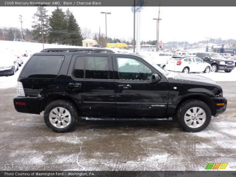Black / Charcoal Black 2008 Mercury Mountaineer AWD