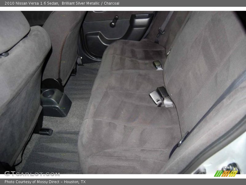 Brilliant Silver Metallic / Charcoal 2010 Nissan Versa 1.6 Sedan
