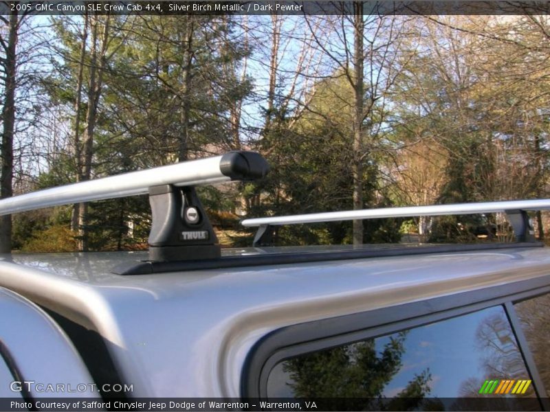 Silver Birch Metallic / Dark Pewter 2005 GMC Canyon SLE Crew Cab 4x4