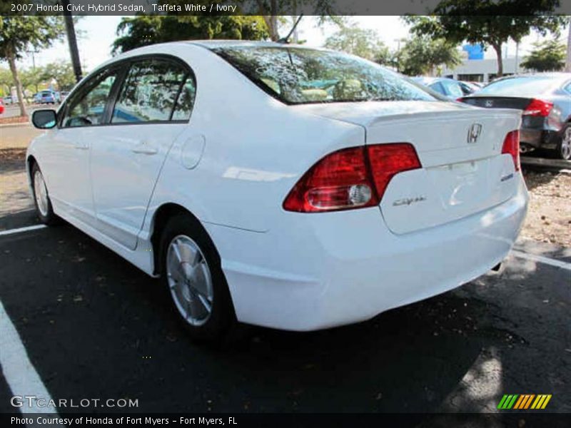 Taffeta White / Ivory 2007 Honda Civic Hybrid Sedan