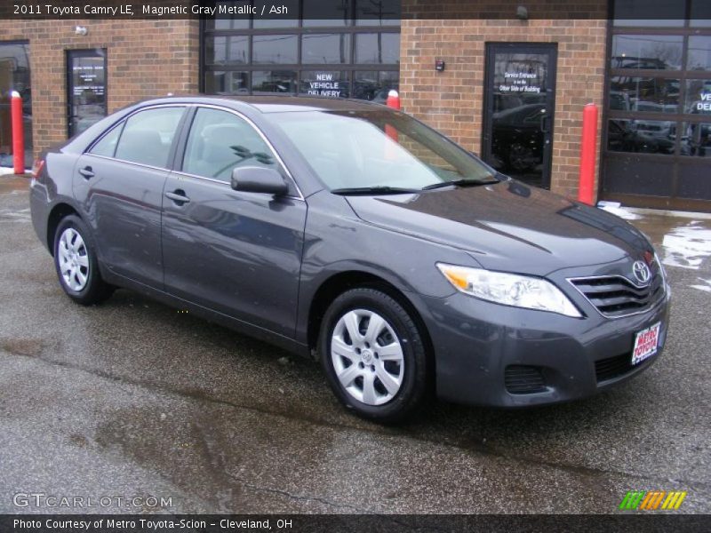 Magnetic Gray Metallic / Ash 2011 Toyota Camry LE