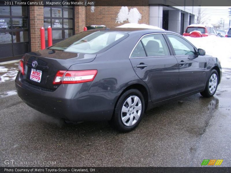 Magnetic Gray Metallic / Ash 2011 Toyota Camry LE