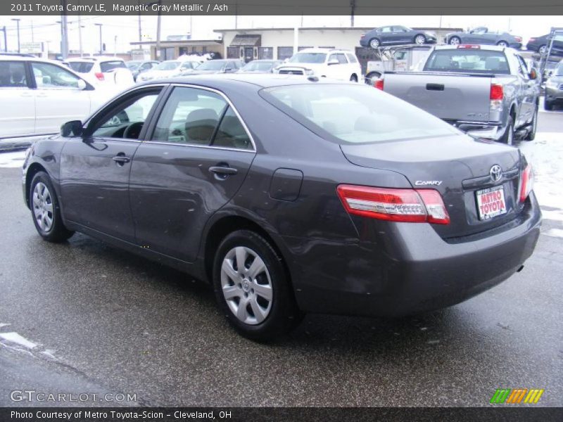 Magnetic Gray Metallic / Ash 2011 Toyota Camry LE