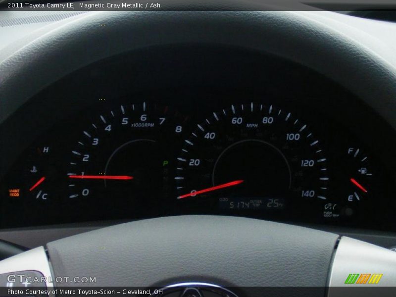 Magnetic Gray Metallic / Ash 2011 Toyota Camry LE