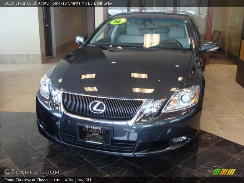 Smokey Granite Mica / Light Gray 2010 Lexus GS 350 AWD
