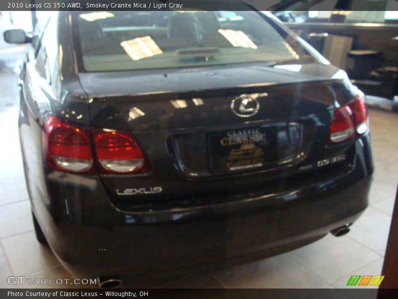 Smokey Granite Mica / Light Gray 2010 Lexus GS 350 AWD