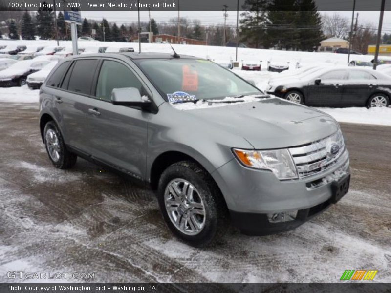 Pewter Metallic / Charcoal Black 2007 Ford Edge SEL AWD