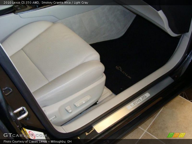 Smokey Granite Mica / Light Gray 2010 Lexus GS 350 AWD