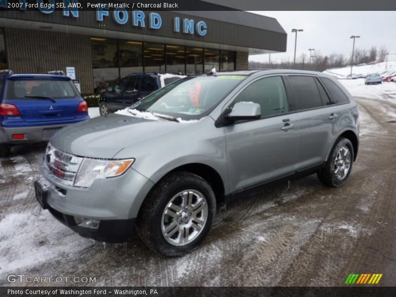 Pewter Metallic / Charcoal Black 2007 Ford Edge SEL AWD