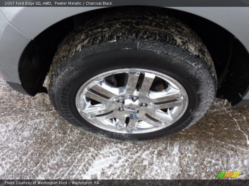 Pewter Metallic / Charcoal Black 2007 Ford Edge SEL AWD
