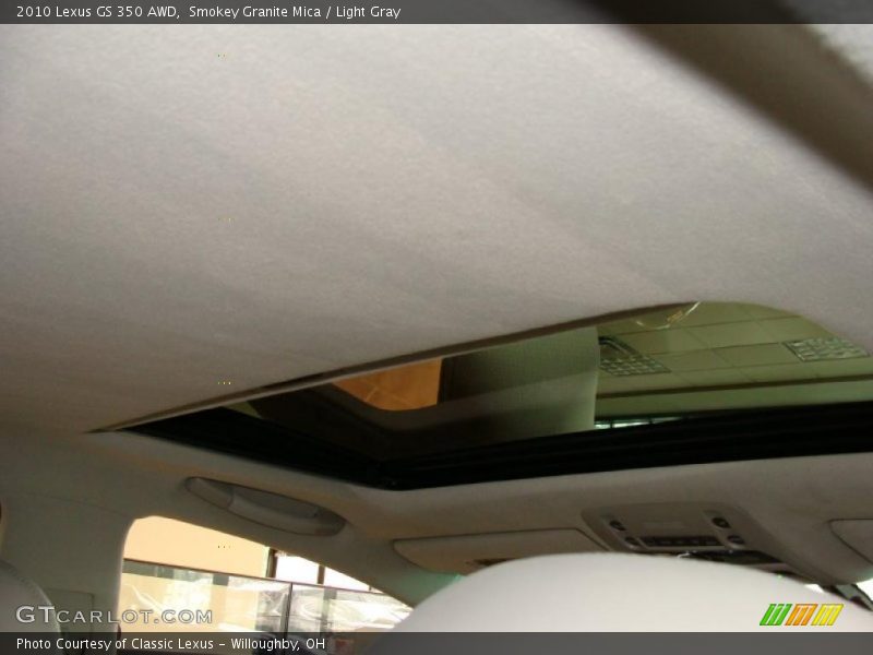Smokey Granite Mica / Light Gray 2010 Lexus GS 350 AWD