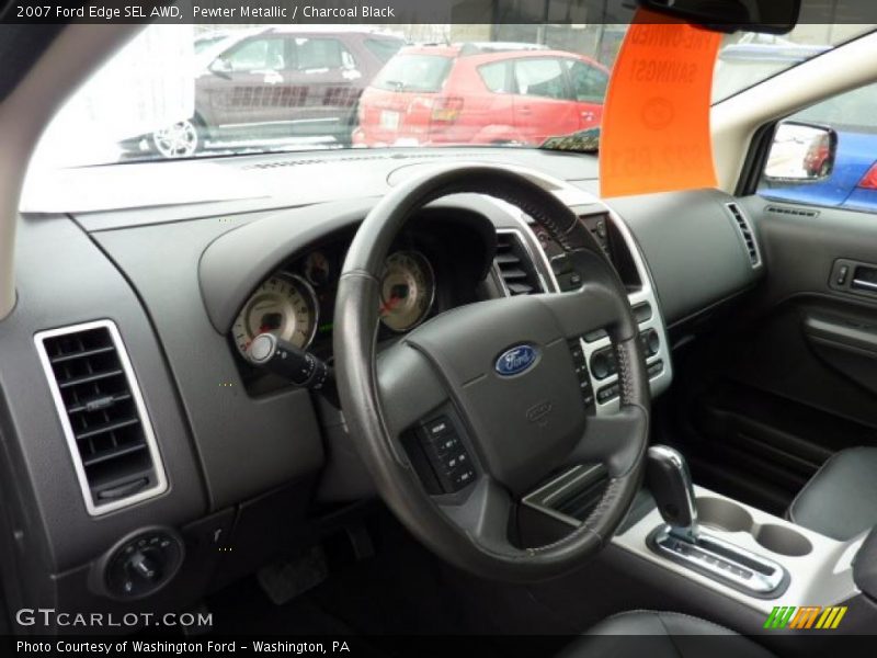Pewter Metallic / Charcoal Black 2007 Ford Edge SEL AWD