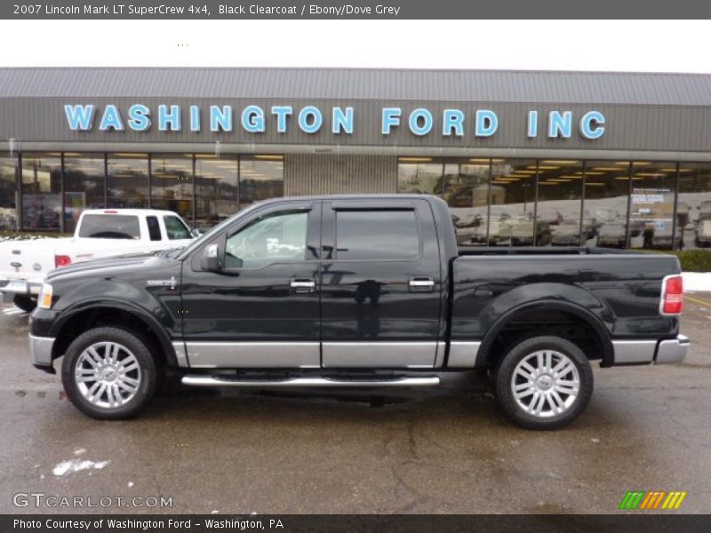 Black Clearcoat / Ebony/Dove Grey 2007 Lincoln Mark LT SuperCrew 4x4