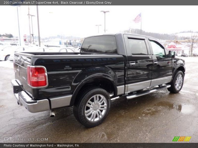 Black Clearcoat / Ebony/Dove Grey 2007 Lincoln Mark LT SuperCrew 4x4