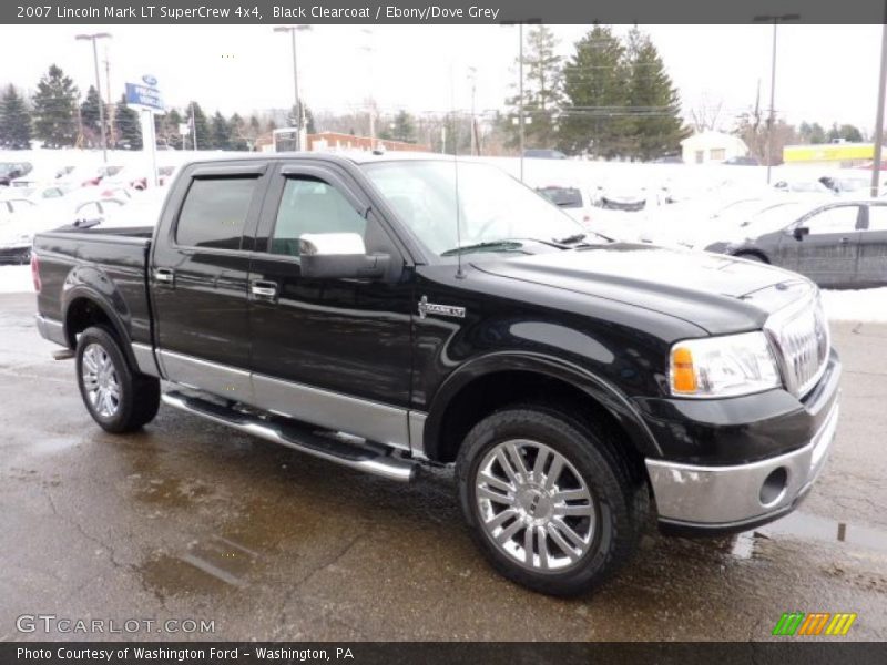 Black Clearcoat / Ebony/Dove Grey 2007 Lincoln Mark LT SuperCrew 4x4