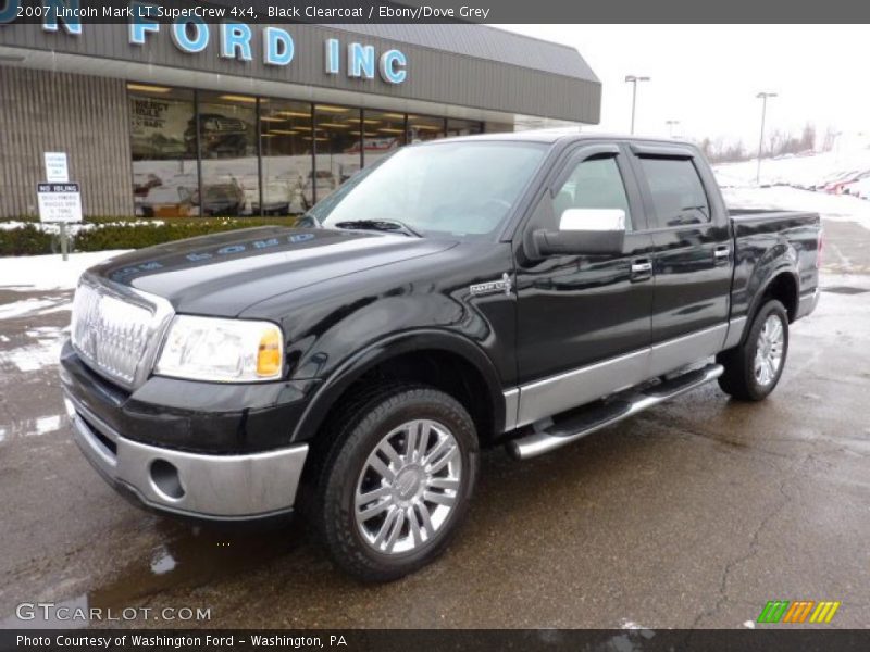 Black Clearcoat / Ebony/Dove Grey 2007 Lincoln Mark LT SuperCrew 4x4