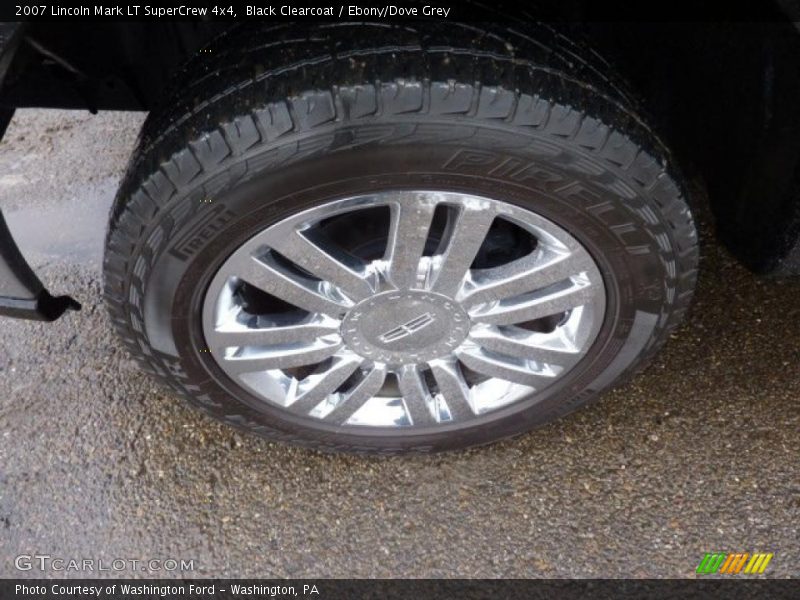 Black Clearcoat / Ebony/Dove Grey 2007 Lincoln Mark LT SuperCrew 4x4