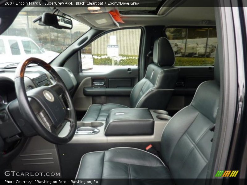 Black Clearcoat / Ebony/Dove Grey 2007 Lincoln Mark LT SuperCrew 4x4