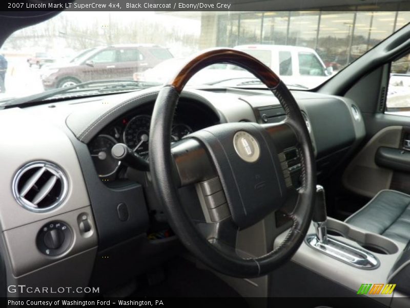 Black Clearcoat / Ebony/Dove Grey 2007 Lincoln Mark LT SuperCrew 4x4