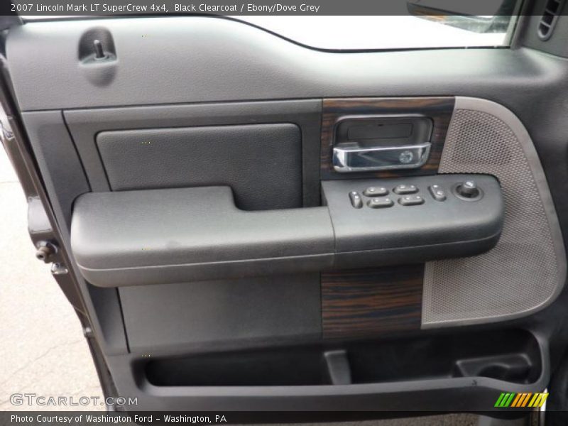 Black Clearcoat / Ebony/Dove Grey 2007 Lincoln Mark LT SuperCrew 4x4
