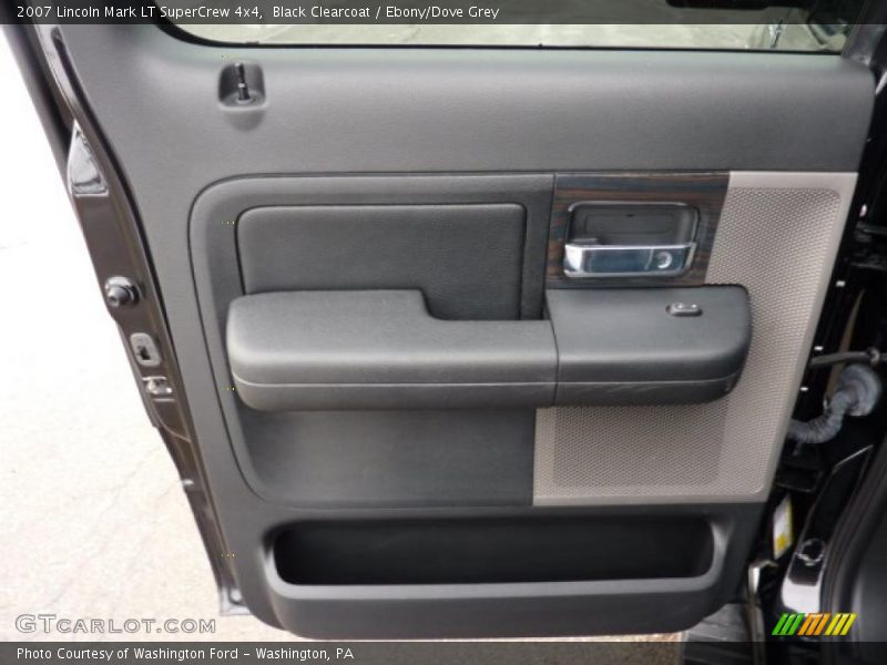 Black Clearcoat / Ebony/Dove Grey 2007 Lincoln Mark LT SuperCrew 4x4