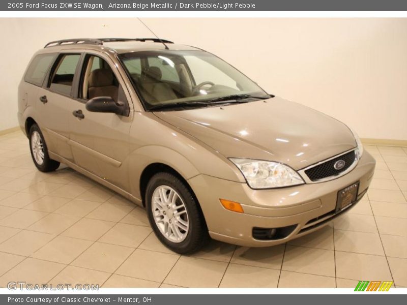 Arizona Beige Metallic / Dark Pebble/Light Pebble 2005 Ford Focus ZXW SE Wagon