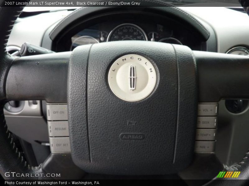 Black Clearcoat / Ebony/Dove Grey 2007 Lincoln Mark LT SuperCrew 4x4