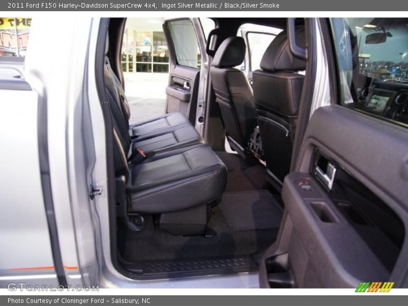  2011 F150 Harley-Davidson SuperCrew 4x4 Black/Silver Smoke Interior