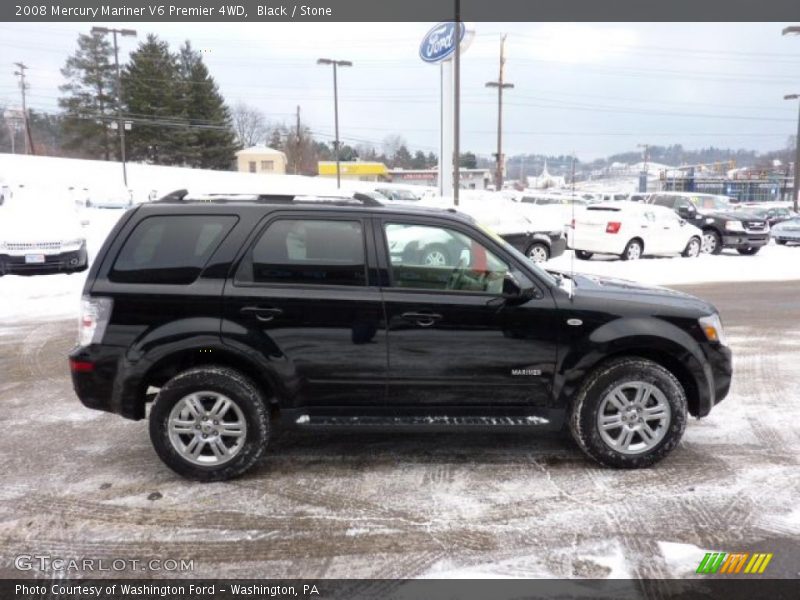 Black / Stone 2008 Mercury Mariner V6 Premier 4WD