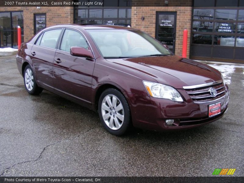 Cassis Red Pearl / Light Gray 2007 Toyota Avalon XLS