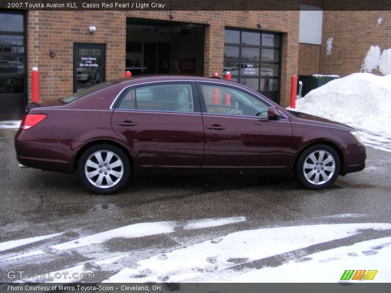 Cassis Red Pearl / Light Gray 2007 Toyota Avalon XLS