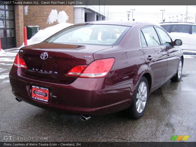 Cassis Red Pearl / Light Gray 2007 Toyota Avalon XLS