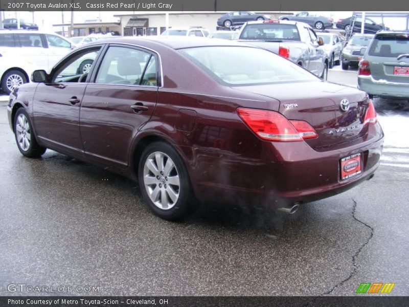 Cassis Red Pearl / Light Gray 2007 Toyota Avalon XLS