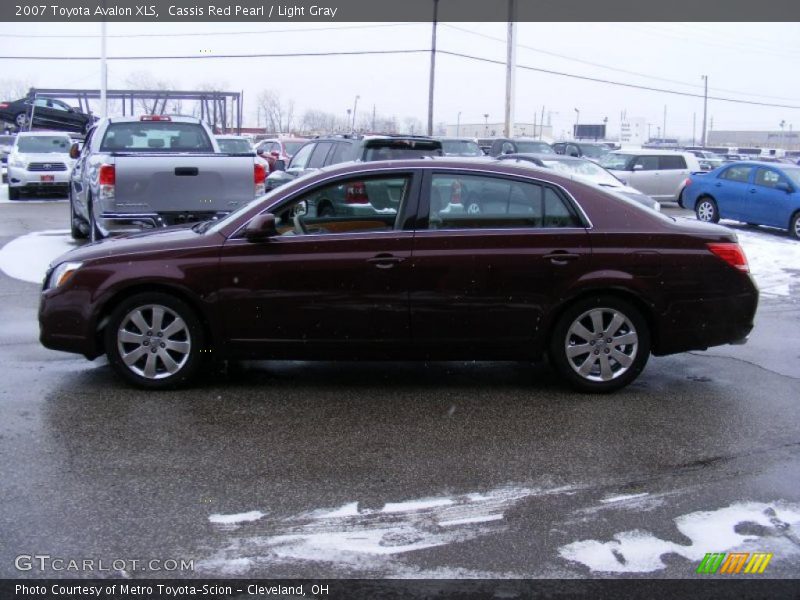 Cassis Red Pearl / Light Gray 2007 Toyota Avalon XLS