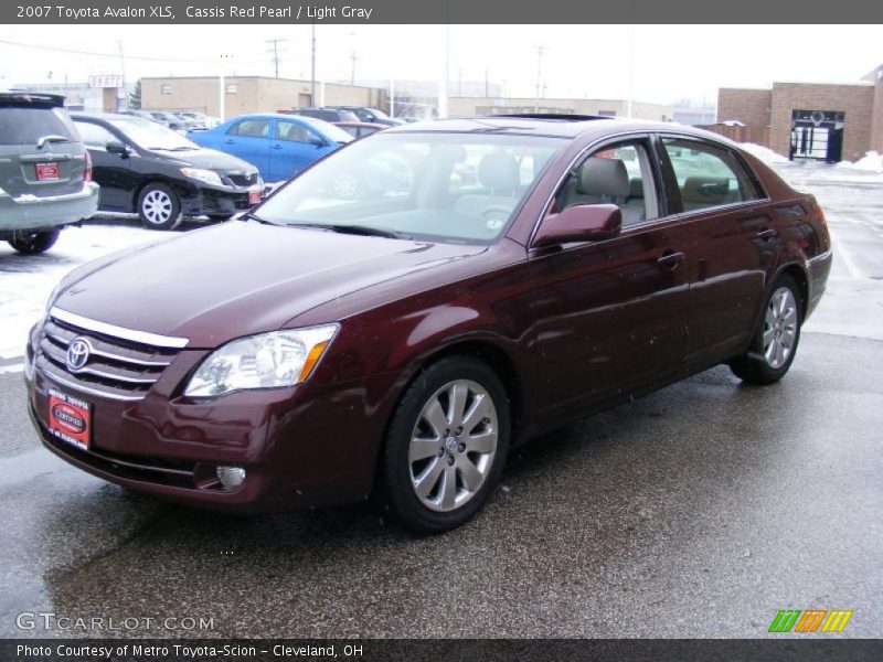 Cassis Red Pearl / Light Gray 2007 Toyota Avalon XLS