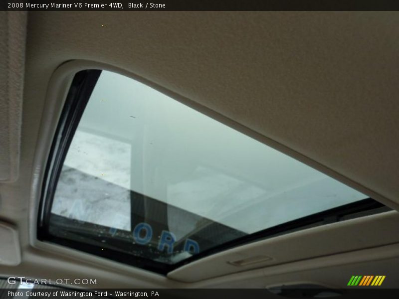 Black / Stone 2008 Mercury Mariner V6 Premier 4WD