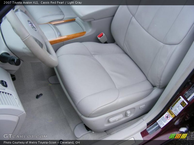 Cassis Red Pearl / Light Gray 2007 Toyota Avalon XLS