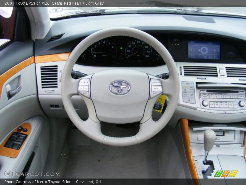 Cassis Red Pearl / Light Gray 2007 Toyota Avalon XLS