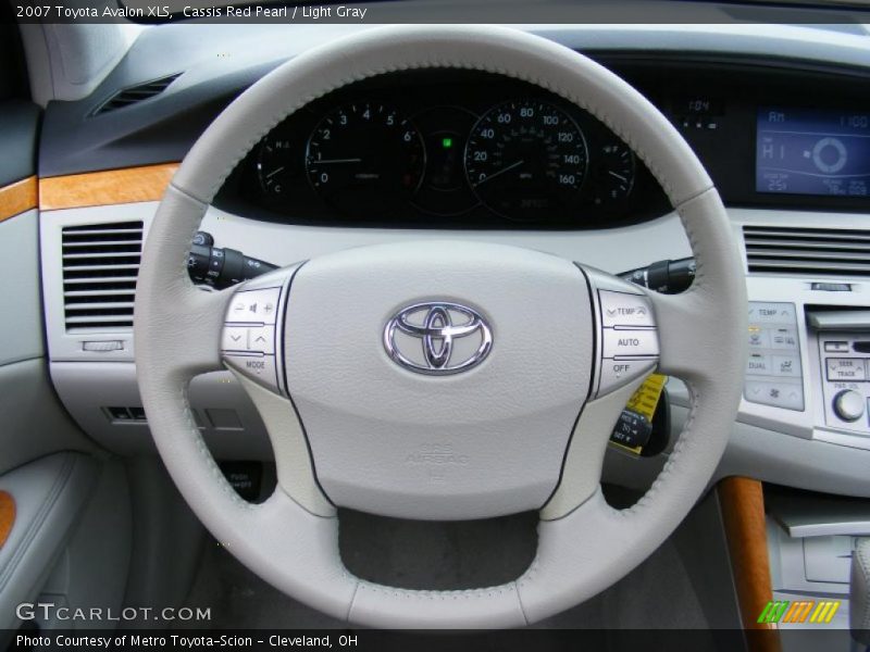 Cassis Red Pearl / Light Gray 2007 Toyota Avalon XLS