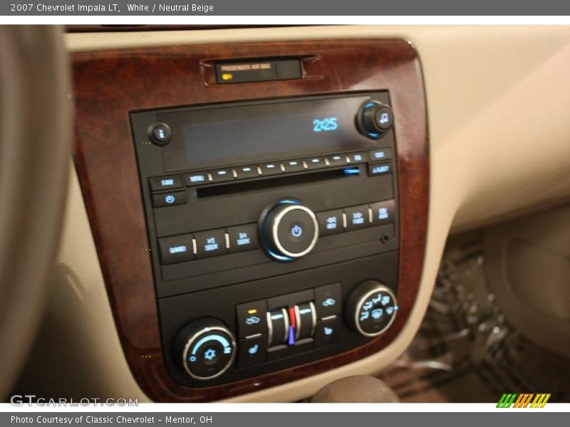 White / Neutral Beige 2007 Chevrolet Impala LT