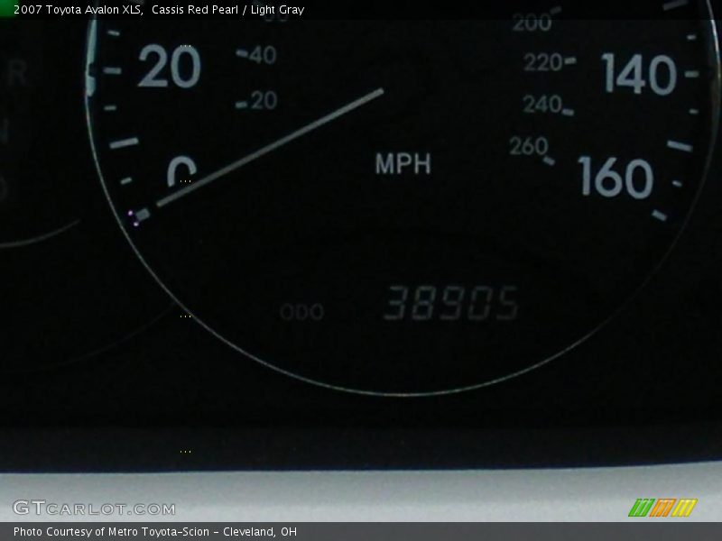 Cassis Red Pearl / Light Gray 2007 Toyota Avalon XLS