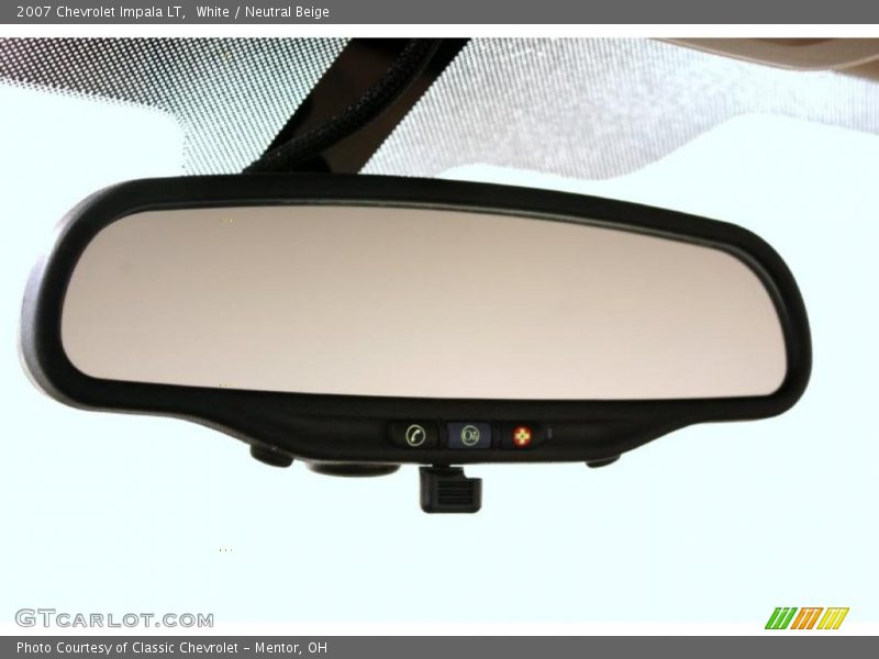 White / Neutral Beige 2007 Chevrolet Impala LT
