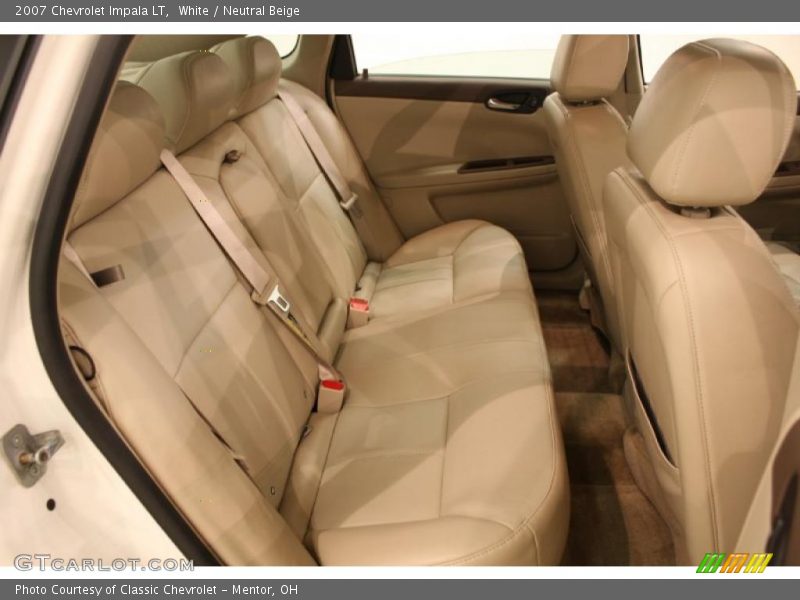 White / Neutral Beige 2007 Chevrolet Impala LT