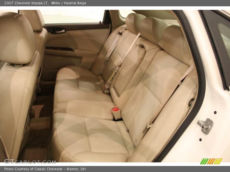 White / Neutral Beige 2007 Chevrolet Impala LT