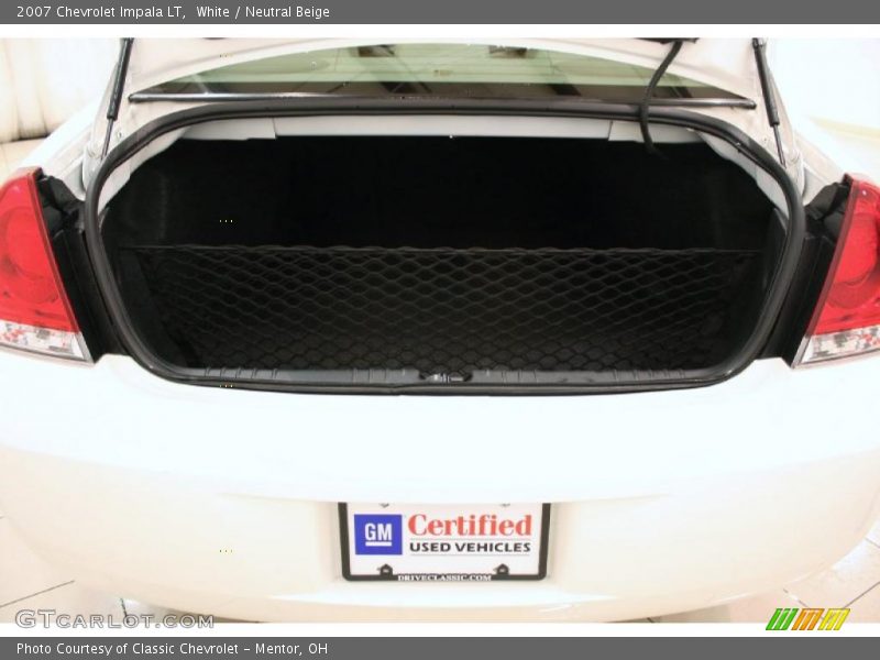 White / Neutral Beige 2007 Chevrolet Impala LT