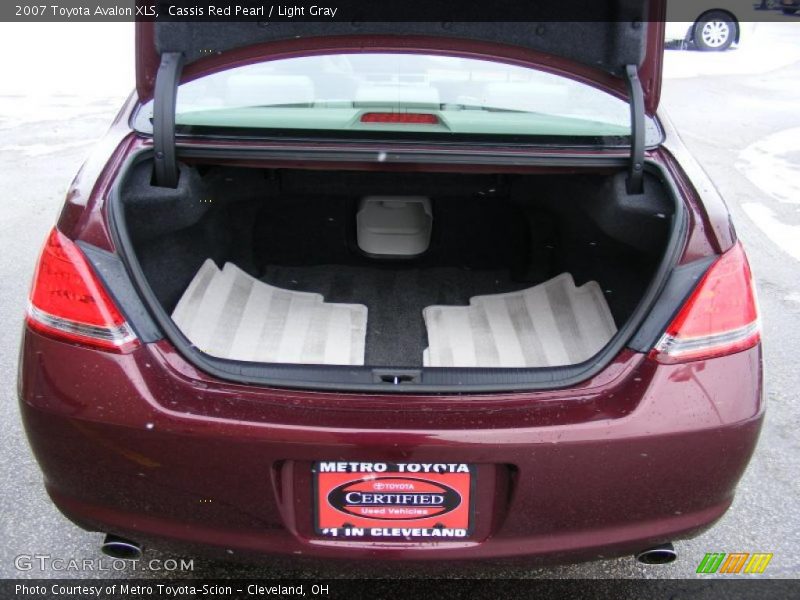 Cassis Red Pearl / Light Gray 2007 Toyota Avalon XLS