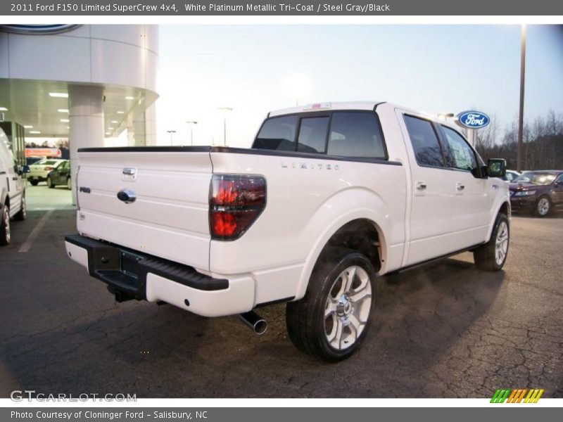  2011 F150 Limited SuperCrew 4x4 White Platinum Metallic Tri-Coat