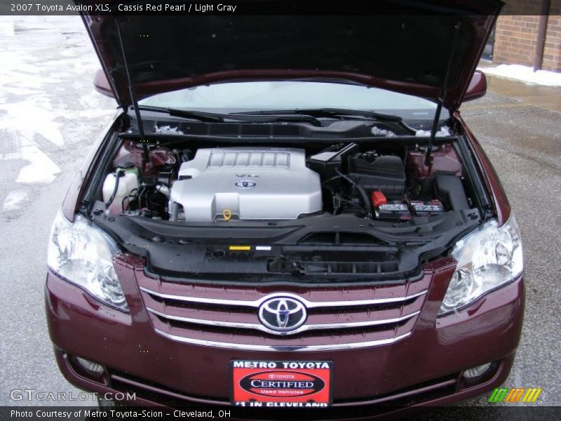 Cassis Red Pearl / Light Gray 2007 Toyota Avalon XLS